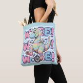 Tote Bag Dinosaure, roue!!! (De près)