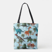 Tote Bag Dinosaures de dinosaures ! (Dos)
