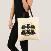 Tote Bag Diplôme Chiens de caniche standard (Devant (produit))