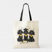 Tote Bag Diplôme Chiens de caniche standard (Dos)