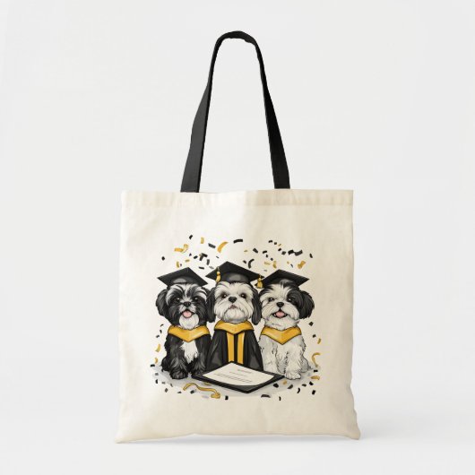 Tote Bag Diplôme Chih Tzu Chiens (Devant)