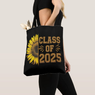 Tote Bag Diplômé de la promotion 2025 Tournesol Graduation
