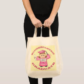 Tote Bag Diplômée faite sur commande de fille de jardin (Devant (produit))