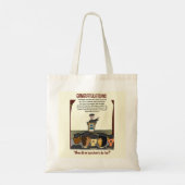 Tote Bag Diplômés en train de jouer (Dos)