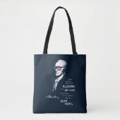 Tote Bag Dire de citation d'Alexander Hamilton. Cadeau de (Devant)
