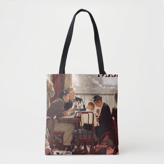 Tote Bag Dire grâce par Norman Rockwell (Devant)