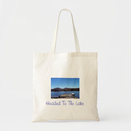Tote Bag Dirigé au lac Fourre-tout (Devant)