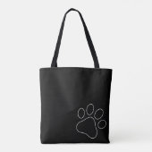 Tote Bag Dis à ton chien que j'ai dit bonjour (Dos)