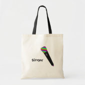 Tote Bag disco de microphone (Devant)