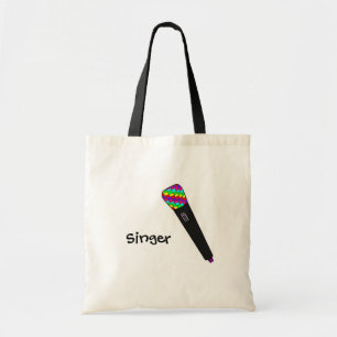 Tote Bag disco de microphone