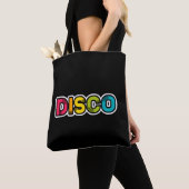 Tote Bag DISCO vinyle rétro (De près)