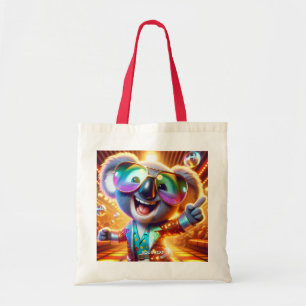 Tote Bag Discothèque dansante Imaginaire Cute Koala