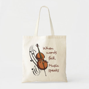 Tote Bag Discours de musique