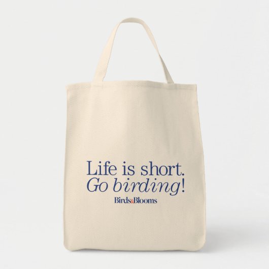 Tote Bag Disparaissent Birding ! (Devant)