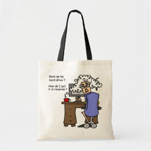 Tote Bag Disque Dur Sauvegarde Humoristique