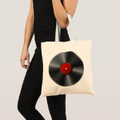 Tote Bag Disque vinyle (Devant (produit))