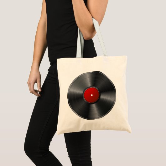 Tote Bag Disque vinyle (Devant (produit))