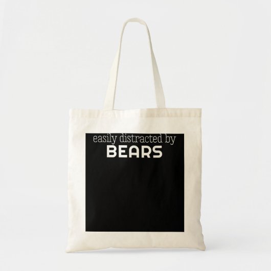 Tote Bag Distrait Par Bears Queer Papa Daddy Chub Chaser G (Devant)