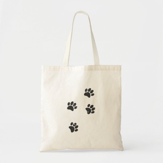 Tote Bag Distresse Chien Paw Traces (Devant)