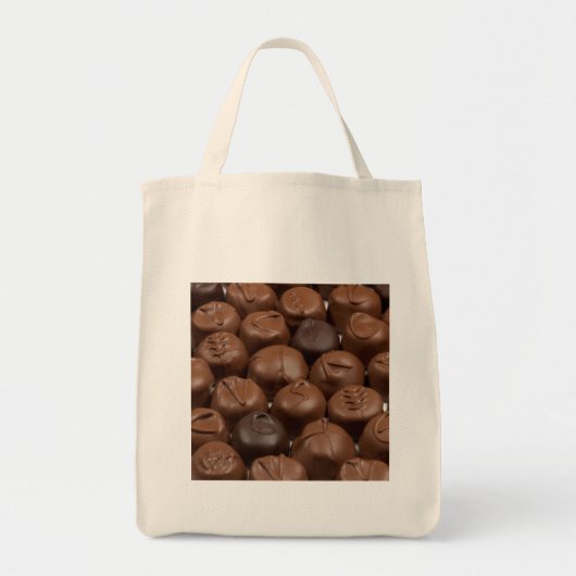 Tote Bag Dites-le avec du chocolat ! (Devant)