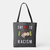 Tote Bag Dites Non Au Racisme (Dos)