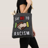 Tote Bag Dites Non Au Racisme (De près)