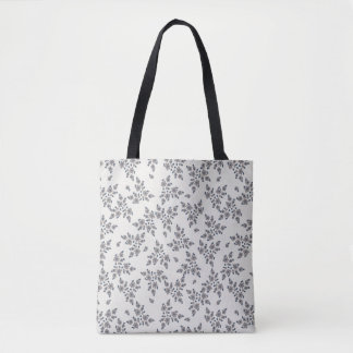 Tote Bag Ditsy Florals in Grey