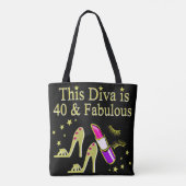 TOTE BAG DIVA A 40 ANS ET CONCEPTION FABULEUSE DE HAUT NIVE (Dos)