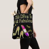 TOTE BAG DIVA A 40 ANS ET CONCEPTION FABULEUSE DE HAUT NIVE (De près)