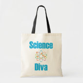 Tote Bag Diva atomique de la Science (Devant)