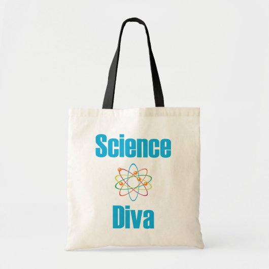 Tote Bag Diva atomique de la Science (Devant)