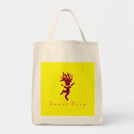 Tote Bag Diva de danse (Devant)
