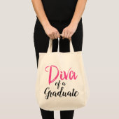 Tote Bag Diva d'un diplômé ! (Devant (produit))