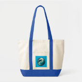 Tote Bag Dive Deep Live Dolphin gratuit (Devant)