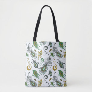 Tote Bag Diverses plumes colorées