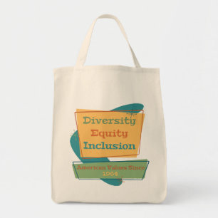Tote Bag Diversité Équité Inclusion; Valeurs Américaines 19