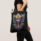Tote Bag Divinité ailée mystique (De près)