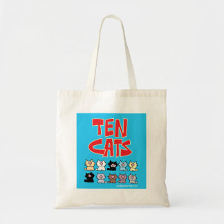 Tote Bag Dix chats - tous ensemble maintenant !