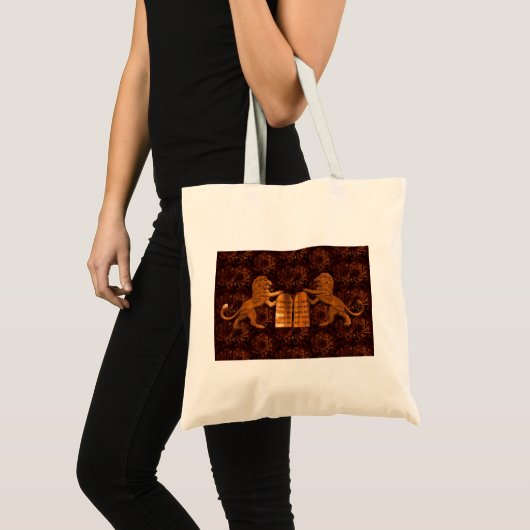 Tote Bag Dix commandements et lions (Devant (produit))