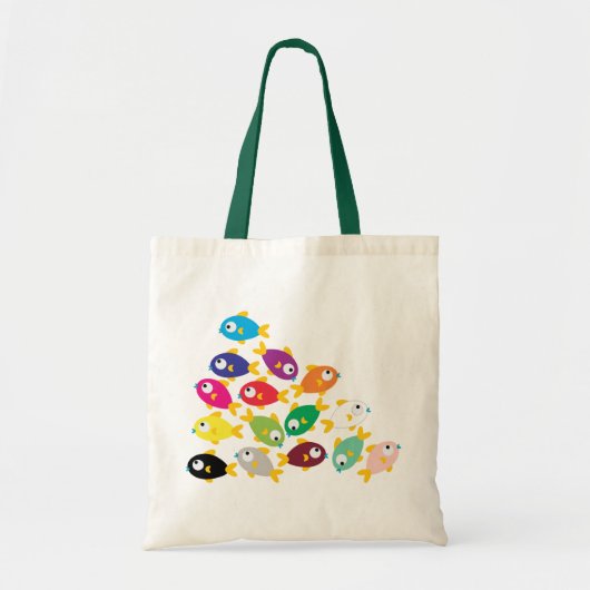 Tote Bag Dix poissons (Devant)
