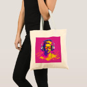 Tote Bag DJ Vibes Typographie (Devant (produit))