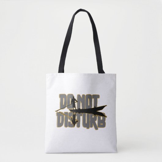 Tote Bag Do Not Disturb Peaceful Solitude (Devant)
