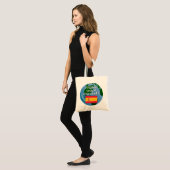 Tote Bag Do you speak Spanish ? Flag & globe (Devant (modèle))