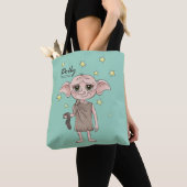 Tote Bag Dobby Watercolor Character Art (De près)