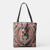 Tote Bag Doberman, Animal de compagnie, Compagnon Canine, (Dos)