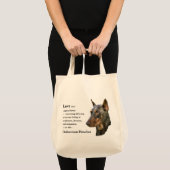 Tote Bag Doberman Pinscher Cadeaux (Devant (produit))