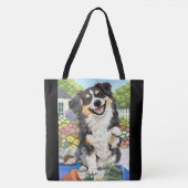 Tote Bag DOBRO le Berger Australien (Devant)