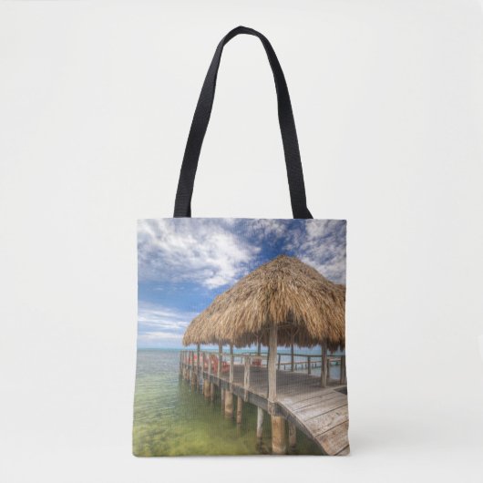 Tote Bag Dock des Caraïbes (Devant)