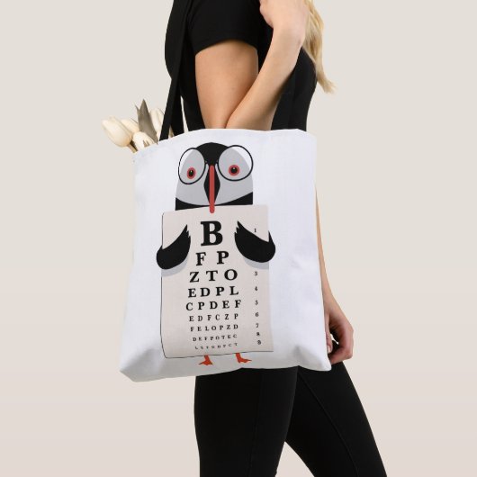 Tote Bag Doctor Penguin (De près)