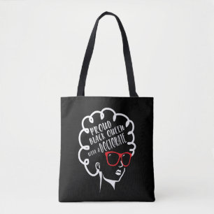 Tote Bag Doctorat de la Reine-Noire fière de recevoir un d